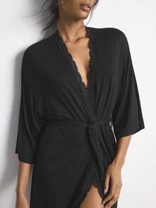 Ocili Comfortable Lace Robe For Women