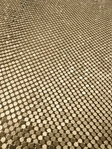 NU&NOW 性感金属链条亮片无袖大码派对上衣，银色 - 金色 - 查看 8