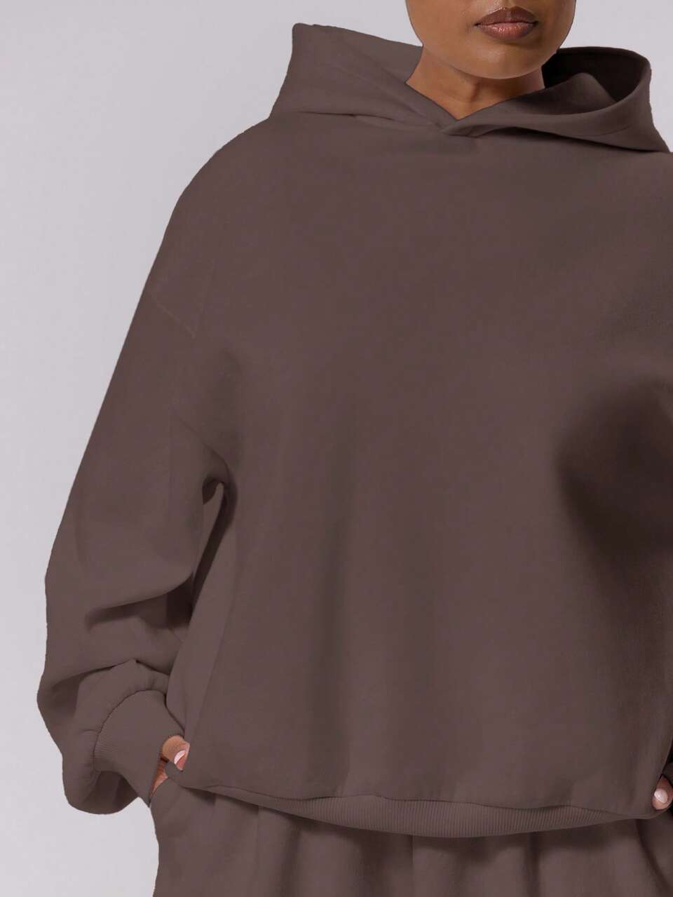 Curve Fleece Hooded Sweatshirt , , Back To School, Cute, Everyday, Casual, Coffee Club Spring Holiday