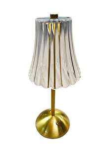 LED复古艺术水晶灯，金属台灯，卧室床头高端夜灯，装饰氛围灯，美式奢华酒吧台灯，带触摸感应器，可充电锂电池夜灯，可调节卧室照明，简约太空主题床头灯，电池供电 - 多色 - 查看 15