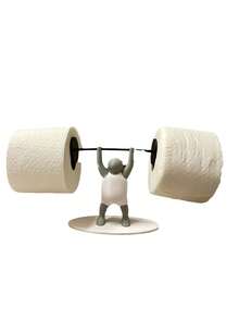 Joivida Weightlifter Shaped Tissue Holder Is An Interesting Bathroom Roll Paper Decoration, Suitable For Home Decoration, Office Restrooms, Or Any Washroom Area. It Is A Fitness Center For Small People To Hold Roll Paper Ornaments For The Bathroom. It Is A Creative Tissue Holder For Desktop Dolls To Play Pranks And Relieve Stress. It Is A Home Gift