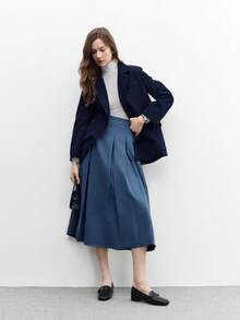 CUCCOO BIZCHIC 女士休闲百搭通勤简约日常搭扣平底鞋 - 黑色 - 查看 6