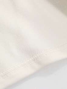 FRIFUL Women's Casual Round Neck Long Sleeve Fleece T-Shirt, Autumn/Winter - White - View 6