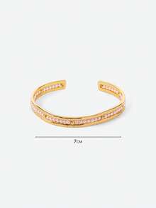 Opalesca 1 Cặp Vòng tay ngọc trai/hạt cườm vàng 18k dạng còng hở, Thích hợp cho tiệc tùng, cắm trại, phong cách Y2K, dành cho mẹ, phụ nữ, bé gái, mùa thu, mùa đông, lễ hội, kỳ nghỉ, du lịch, phong cách cổ điển, Halloween, Dành cho mẹ/phụ nữ/bé gái/mẹ, mùa thu/mùa đông, trang phục, phong cách cổ điển, cao cấp, ngọc trai, thanh lịch, phong cách cổ tích/tiên nữ, trang phục, phong cách cổ điển, phụ kiện cưới/cô dâu, trang sức phương Tây, phong cách cổ tích/tiên nữ, vòng cổ mặt dây chuyền, ngọc trai, thanh lịch, Dành cho mẹ/phụ nữ/bé gái/mẹ - Vàng hồng - Xem 6