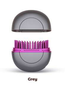 Teckwe 迷你便携式无线直发梳，无线负离子直发刷，长续航热梳直发器，轻巧迷你，旅行必备 - 彩色 - 查看 9