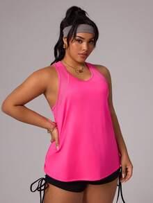 Rhythm Era Women's Letter Print Casual Fitness Sports Tank Top