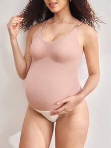 SHEIN Maternity Comfortable Solid Color Camisole Top