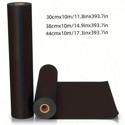 1 Roll Of Multi-Purpose Black Kraft Paper In Various Sizes, For Phone Packaging, Gift Wrapping, Shipping, Mailing, Packaging, Bulletin Boards, DIY, Desk & Floor Covering, Paper Towels And Book Covers Valentine Day