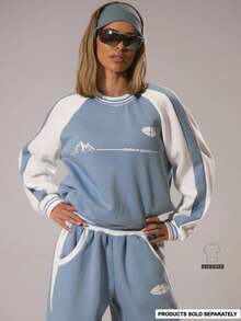 Musera Sport Áo nỉ thể thao phối màu tương phản, áo nỉ mùa đông năng động, trang phục thể thao tập gym, tập luyện, khám phá. - Nhiều màu - Xem 1