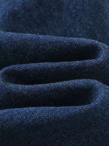 SHEIN 两件套儿童/青少年男童休闲日常加厚连帽拉链外套和长牛仔裤套装 - 彩色 - 查看 5