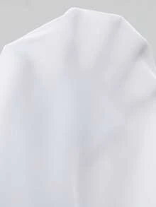 Core Aspect 男士纯色立领单排扣休闲长袖衬衫，秋冬白色领衬衫，男士衬衫，男士白色正装衬衫，男士白色衬衫，抗皱，易护理，免熨白衬衫，情人节礼物，男友礼物，男士结婚衬衫 - 白色 - 查看 9