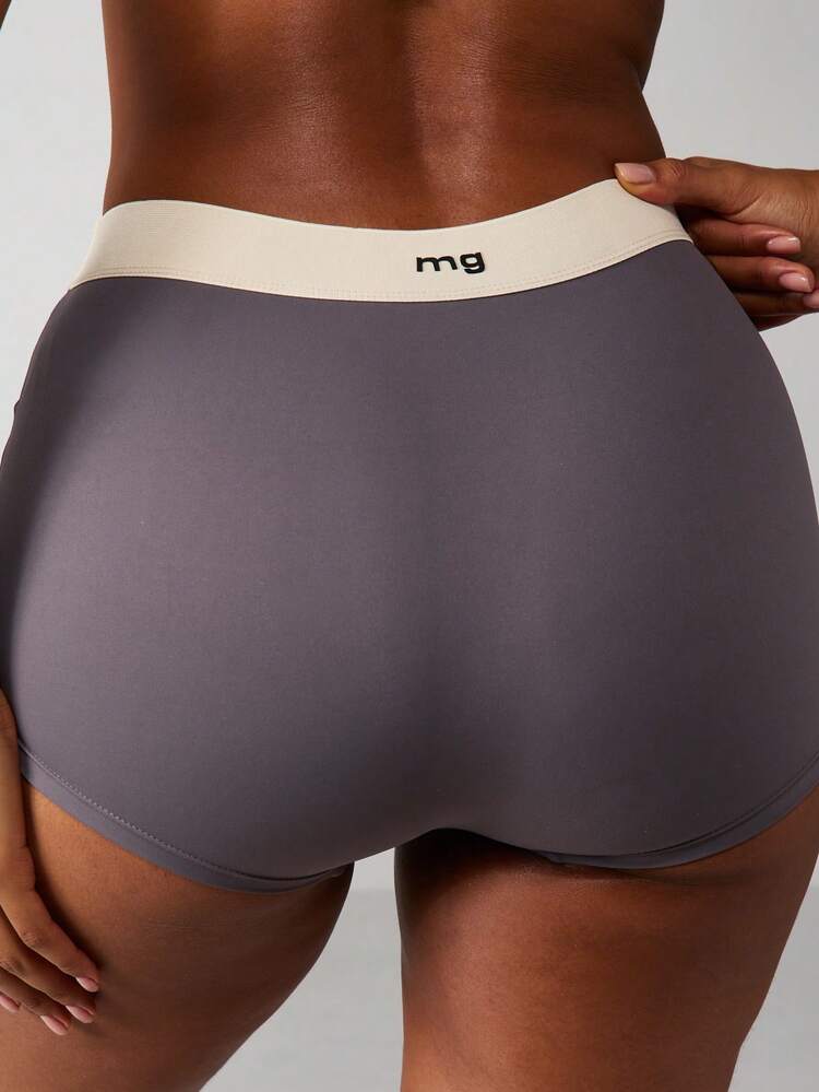 MISSGUIDED High Waisted Boyshort Underwear With Contrast Waistband For Everyday Comfort