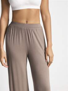 Ocili Calça de Moletom Confortável de Cor Sólida para Mulheres