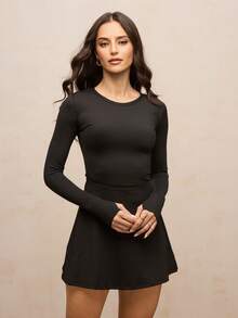 Activina Women's Tennis Golf Sports Dress - Black - View 6