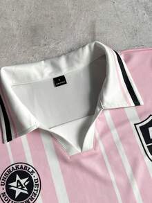 Men's AXEPEAK Casual Fashion Street Polo Shirt - Pink - View 3