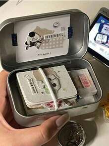 Hộp thiếc hình chữ nhật rỗng bằng kim loại bạc 3 chiếc - Hộp đựng đồ mini di động, Hộp đựng đồ nhỏ, Hộp gấp sắt mini, Dùng để đựng ghim cài, đồ trang sức tự làm, Quà tặng, Trang sức, Thuốc, Kẹo, Diêm, Xà phòng, Đồ may vá. Quà tặng Giáng sinh thiết yếu cho ngày trở lại trường, Đồ dùng du lịch ngoài trời, Sắp xếp và lưu trữ đồ gia dụng - Bạc - Xem 3