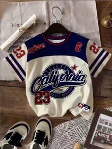 Attitoon Áo thun tay ngắn cổ tròn màu tối giản thoải mái dành cho nữ - Nhiều màu - Xem 4