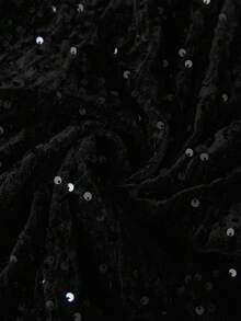 Aveloria Rosie 时尚亮片装饰长袖连衣裙，百搭欧美风格，适合秋冬季穿着。 - 黑色 - 查看 8