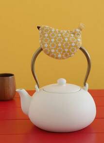 Joivida 1pc Embroidered Cute Little Bird Creative Heat-Resistant Cap, Pot Cover, Clay Pot, Teapot Handle, Heat-Insulating Cast Iron Pot Ear, Heat-Resistant Sleeve, Suitable For Kitchen And Dining Room Ramadan Festival - Multicolor - View 1