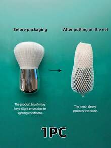 1支装，小巧尺寸，柔软合成刷毛，结实手柄，有效去除亚克力指甲和凝胶指甲上的粉尘，易于清洁，可重复使用，多功能经典黑色美甲粉尘清洁刷，适用于美甲师、DIY爱好者、美甲沙龙和家庭使用，美甲工具，美甲护理配件，美甲清洁用品，美甲艺术必备品。 - 銀色 - 查看 8