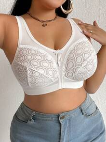 1件装加大码女士无钢圈全罩杯休闲文胸