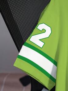 SHEIN X Care Bears Plus Size Summer Casual Numeric & Bear Print Round Neck Short Sleeve T-Shirt - White - View 3