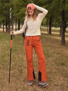 In My Nature Women's Outdoor Cloud Print Zipper Pocket Hiking Pants