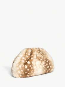 SHEIN SXY Ladies, Women Pink Clutchs, Straw Bag, Pearl, Fashionable, Elegant, Simple, Personalized, Versatile, For Beach, Vacation, Holiday, Summer, Seaside, Date, Daily, Shopping, Afternoon Tea, Party - Apricot - View 3