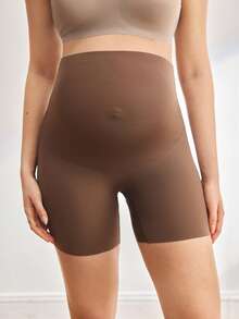 BloomMama 1pc Maternity Underwear, Comfortable Minimalist Design, Coffee Brown - Coffee Brown - View 4
