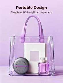 Teckwe 迷你便携式无线直发梳，无线负离子直发刷，长续航热梳直发器，轻巧迷你，旅行必备 - 彩色 - 查看 7