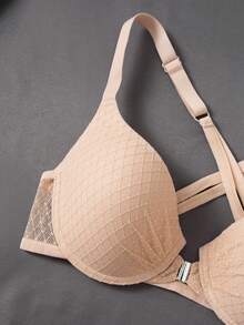 DesireSculpt 4pcs Sexy Lace Patchwork Women's Lingerie Set - Multicolor - View 3