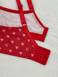 Sutiã com aro tamanho grande, confortável e com boa sustentação, 1 peça - Vermelho - Ver 5