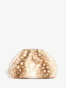 SHEIN SXY Ladies, Women Pink Clutchs, Straw Bag, Pearl, Fashionable, Elegant, Simple, Personalized, Versatile, For Beach, Vacation, Holiday, Summer, Seaside, Date, Daily, Shopping, Afternoon Tea, Party - Apricot - View 2