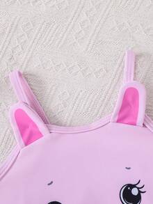 Emery Rose Kids Emery Rose Kids Đồ bơi liền thân màu hồng phấn in họa tiết da báo cho bé gái, váy đi biển mùa hè dễ thương, áo hai dây bikini cho bé gái, đồ bơi in họa tiết da báo cho bé gái, đồ bơi hình mèo, đồ bơi họa tiết báo đốm, đồ bơi liền thân màu hồng hình mèo con với họa tiết da báo xếp nếp cho mùa hè đi biển. - Màu Hồng baby - Xem 12