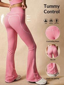 VARSIVA Pantaloni sport și casual în carouri pentru femei