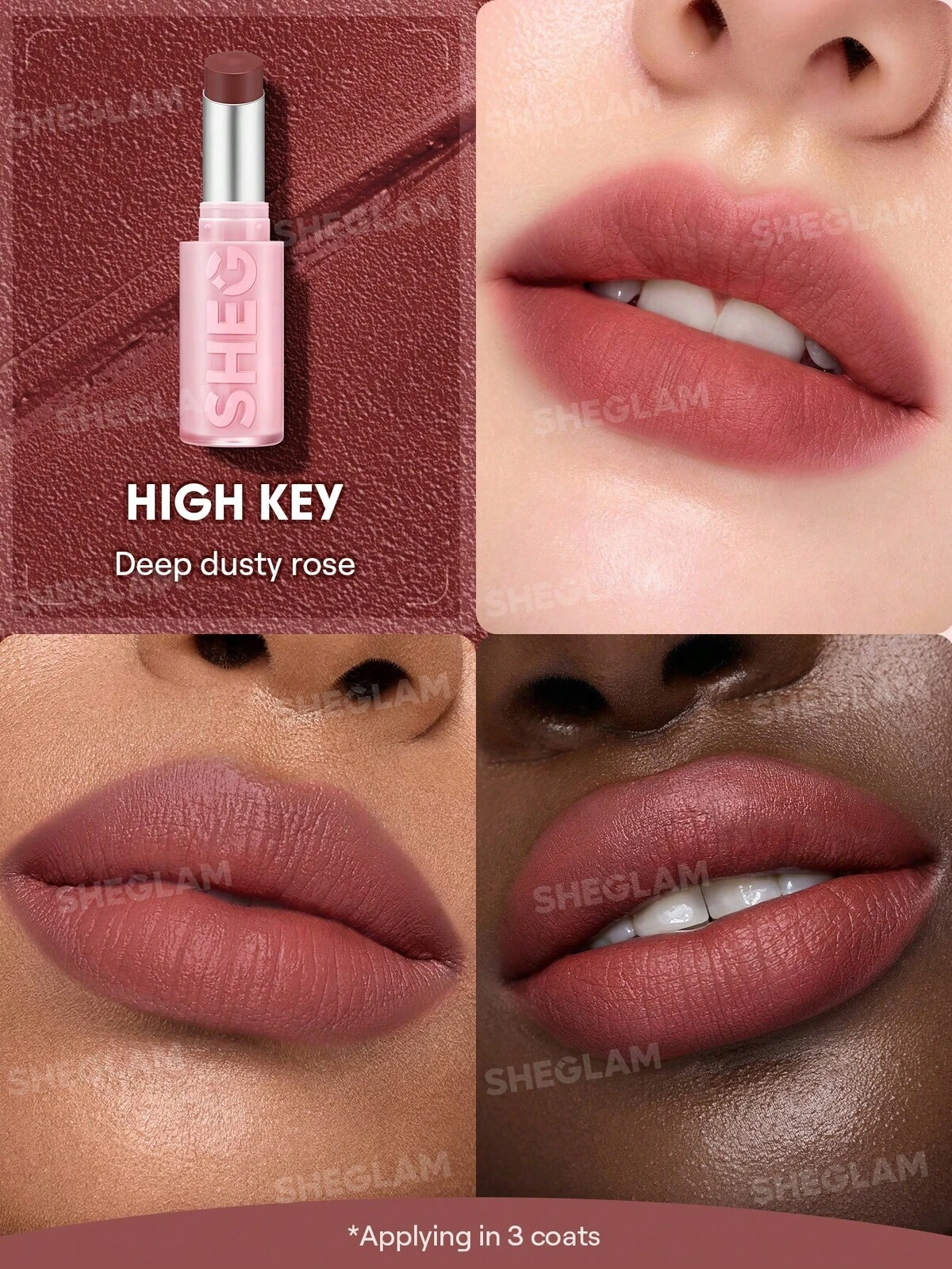 Lip Veil Cushion Lightweight Lipstick-High Key