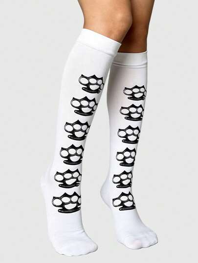 ROMWE Anime Kvinnors överkneesockor