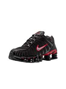 Nike Shox TL Shoes Black Metallic Silver University Red CN0151 - BLACK/METALLIC SILVER-UNIVERSITY RED - View 5