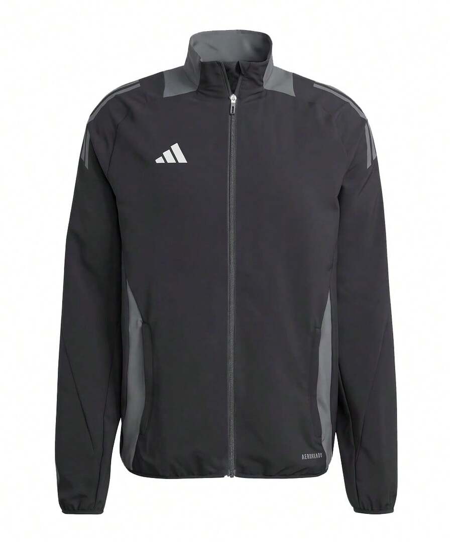 Adidas Tiro 24 Men's Full Zip Jacket Black - Black/Team dark grey - View 1