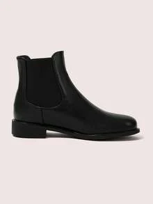 CUCCOO DOLLMOD Giày bốt cổ thấp đế dày dáng casual dành cho nữ, đa năng cho cả ngày lễ tình nhân và Giáng sinh. - màu đen - Xem 10