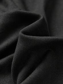 SHEIN BASICS 3件套纯色针织长袖修身高领迷你连衣裙（女款） - 黑色 - 查看 9