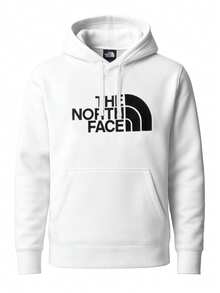 The North Face Drew Peak Men's Hoodie White - TNF WHITE/TNF BLACK - View 1