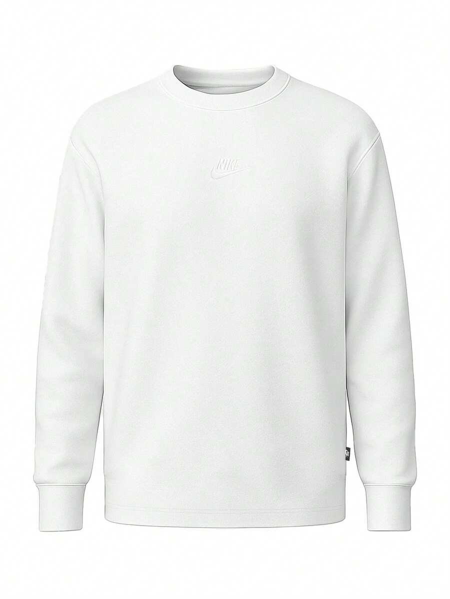 Nike Essentials Men's Long Sleeve T-Shirt White - White/White - View 1