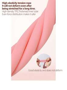 1pc Yoga Resistance Band Gym Accessories - Pink - View 6