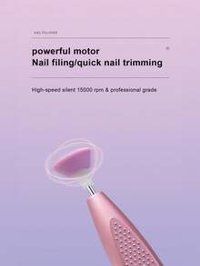 Teckwe MNJ-035 Component Rechargeable Nail Cooler, Multi-Head Nail Clippers, Capable Of Instantly Smoothing Nails, Rechargeable Battery 300mAh - Multicolor - View 2