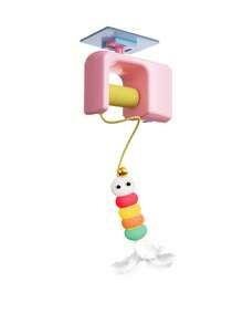 Teckwe Brinquedo Inteligente de Bola Pendurada na Porta para Gatos - Brinquedo Automático Elétrico para Gatos com Capacidade de Bateria de 300mAh, Gatos Internos Podem Brincar com Brinquedos de Estimação por Conta Própria, Ajudando-os a Ficar Ativos e Aliviar o Tédio