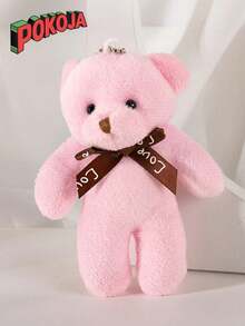 6 Stück/12 Stück, Mini Teddybär Puppe Plüsch Bär Geschenk, DIY Schlüsselanhänger Tasche Anhänger, geeignet als Geschenk für Hochzeit, Geburtstag, Geschenkbox Puppe Spielzeug, Geburtstagstorte, Hochzeitsdekoration, Party Geschenkartikel, Ornamente, DIY Zubehör, Bär, Teddy, Teddybär