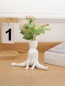 Zazumi 俏皮幽灵花盆，带排水孔，异想天开的家居装饰，适合种植多肉植物，营造诡异的花园氛围，是万圣节、圣诞节的理想礼物，也是节日礼物的不二之选，充满田园风情，是打造乡村核心美学的必备单品。 - 彩色 - 查看 5