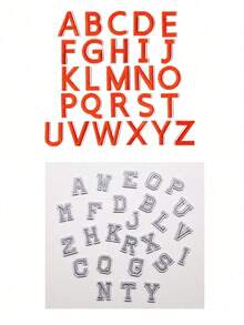 52 miếng vá ủi hình chữ cái 3,8cm/1,5 inch cho quần áo, miếng vá chữ cái A-Z, miếng vá sửa chữa tên tự làm - Nhiều màu - Xem 44