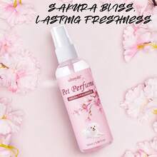 1pc/2pcs Pet Perfume, Dog-Specific Deodorizing Spray, Long-Lasting Fragrance, Cherry Blossom Scent. - Multicolor - View 5